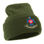 US Air Force Thunderbirds Embroidered Long Knitted Beanie