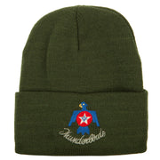 US Air Force Thunderbirds Embroidered Long Knitted Beanie