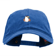 Mini Falcon Embroidered Washed Pigment Dyed Cap