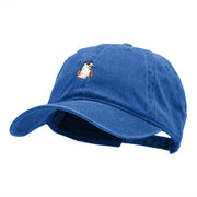 Mini Falcon Embroidered Washed Pigment Dyed Cap