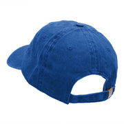 Mini Falcon Embroidered Washed Pigment Dyed Cap