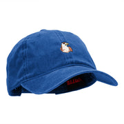 Mini Falcon Embroidered Washed Pigment Dyed Cap