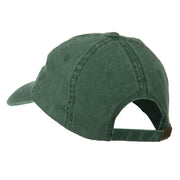 Irish Four Leaf Clover Embroidered Dyed Cap