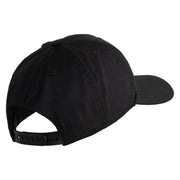 Once  A Marine Always a Marine Embroidered 6 Panel Structured Cotton Twill Cap Made in USA - Black OSFM