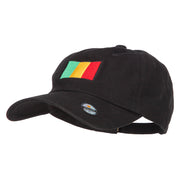 Mali Flag Embroidered Unstructured Cap