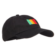 Mali Flag Embroidered Unstructured Cap