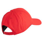 Once  A Marine Always a Marine Embroidered 6 Panel Structured Cotton Twill Cap Made in USA - Red OSFM