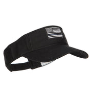 Thin Grey Line American Flag Embroidered Visor