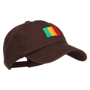 Mali Flag Embroidered Unstructured Cap