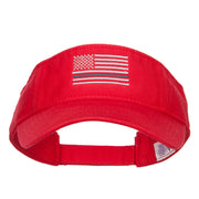 Thin Grey Line American Flag Embroidered Visor