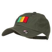 Mali Flag Embroidered Unstructured Cap