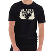 Vintage Alaska Bear Graphic Design Short Sleeve Cotton Jersey T-Shirt