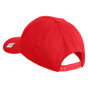 1st Marine Division Veteran Embroidered 6 Panel Structured Cotton Twill Cap Made in USA - Red OSFM