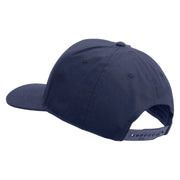 Licensed Combat Infantryman Embroidered Solid Cotton Twill Pro Style Cap - Navy OSFM