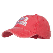 Maid of Honor Embroidered Washed Cap