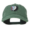 Indian Headdress Embroidered Washed Cap