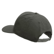 Licensed Combat Infantryman Embroidered Solid Cotton Twill Pro Style Cap - Charcoal OSFM