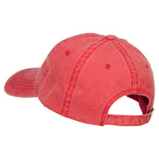 Saint Kitts and Nevis Map Flag Embroidered Washed Cap