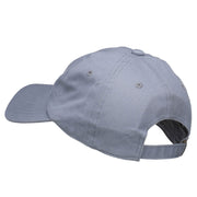 Skiing Embroidered Unstructured Washed Cap