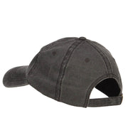 Mini Lips Embroidered Washed Cap