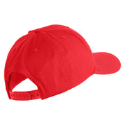 1st Marine Division Retired Embroidered 6 Panel Structured Cotton Twill Cap Made in USA - Red OSFM