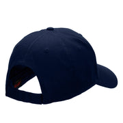 I Say I Do Embroidered Solid Cotton Twill Low Profile Strap Cap