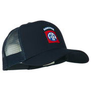 82nd Airborne Embroidered Mesh Cap