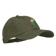 Cactus with Sombrero Embroidered Unstructured Cap