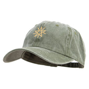 Simple Star Sign Cotton Twill Premium Pigment Dyed Cap - Olive OSFM