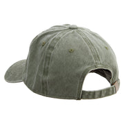 Simple Star Sign Cotton Twill Premium Pigment Dyed Cap - Olive OSFM