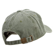 Simple Star Sign Cotton Twill Premium Pigment Dyed Cap - Olive OSFM