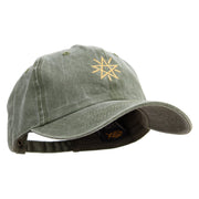 Simple Star Sign Cotton Twill Premium Pigment Dyed Cap - Olive OSFM