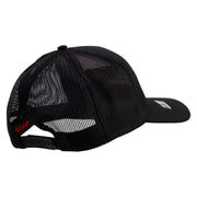 Licensed Combat Infantryman Embroidered Solid Cotton Twill Mesh Prostyle Cap - Black OSFM
