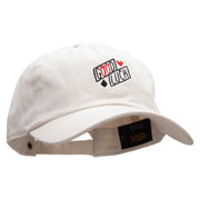 Good Luck Embroidered Washed Cap