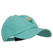 Cactus with Sombrero Embroidered Unstructured Cap