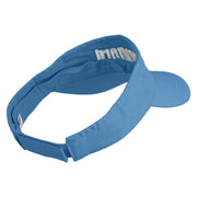 Harvard Embroidered Pro Style Cotton Twill Washed Visor - Light-Blue OSFM