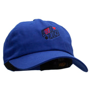 Good Luck Embroidered Washed Cap