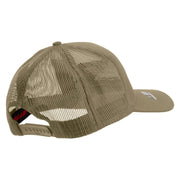 Licensed Combat Infantryman Embroidered Solid Cotton Twill Mesh Prostyle Cap - Khaki OSFM
