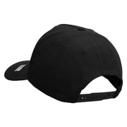 Licensed Star U.S. Army Retired Military Embroidered Solid Cotton Twill 5 Panel Prostyle Snap Cap - Black OSFM