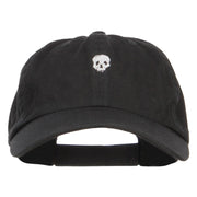 Mini Skull Embroidered Low Cap