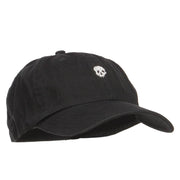 Mini Skull Embroidered Low Cap