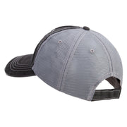 Licensed Combat Infantryman Embroidered Low Profile Special Cotton Mesh Cap - Black OSFM