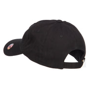 Saint Kitts Flag Embroidered Washed Cap