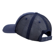 Licensed Combat Infantryman Embroidered Low Profile Special Cotton Mesh Cap - Navy OSFM