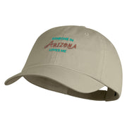 Someone in Arizona Loves Me Embroidered Low Profile Pet Spun Washed Cap - Stone OSFM
