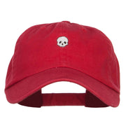 Mini Skull Embroidered Low Cap