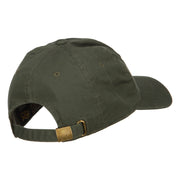 Saint Kitts Flag Embroidered Washed Cap