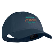 Someone in Arizona Loves Me Embroidered Low Profile Pet Spun Washed Cap - Navy OSFM