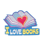 I Love Books Patches