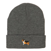 Collie Dog Embroidered Long Beanie